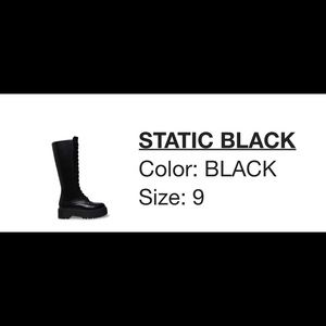 New Steve Madden Tall Combat Boits